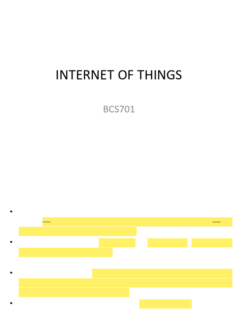 Understanding the Internet of Things (IoT) | PDF | Transmission Control ...