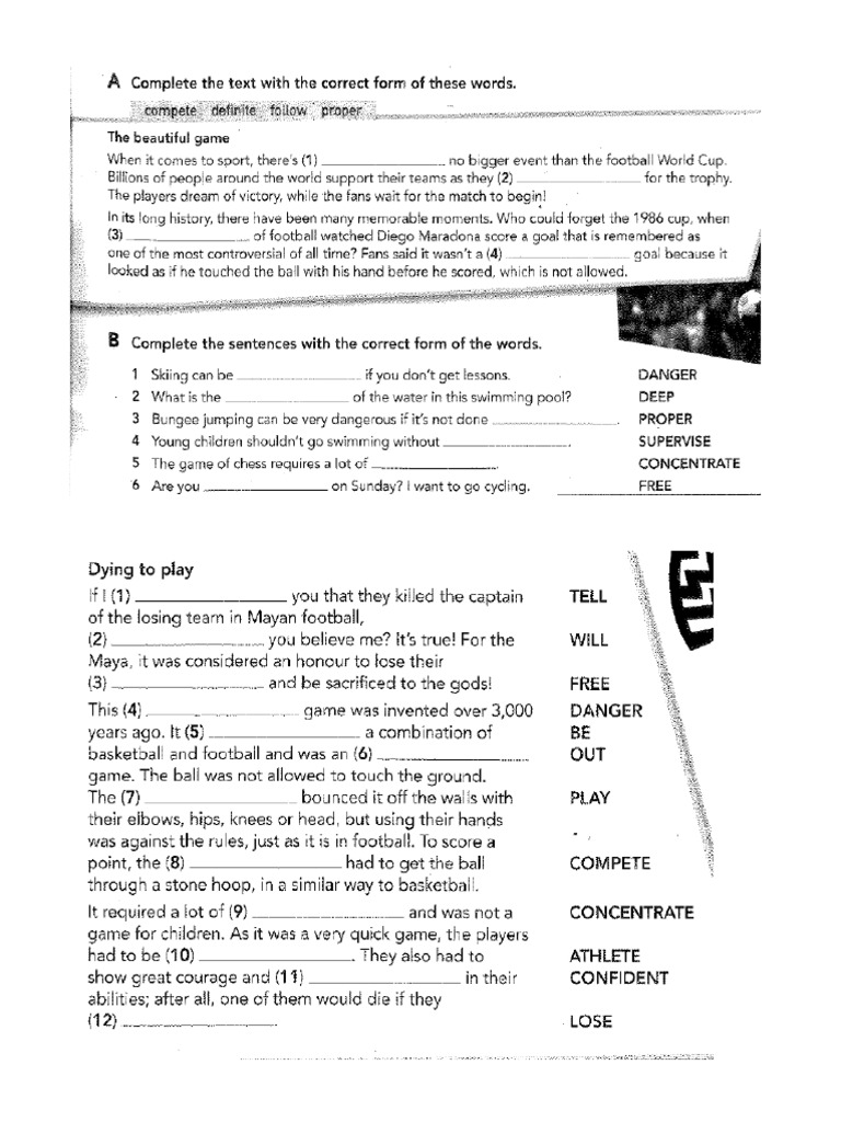 B1 U6 Revision.docx | PDF