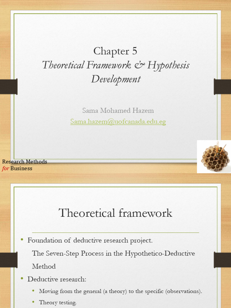 Ch.5 Theoretical Framework and Hypotheses | PDF | Theory | Hypothesis