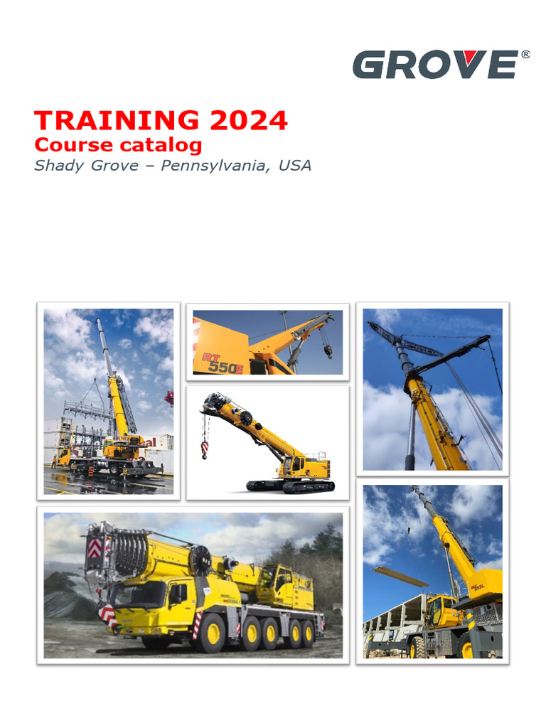 2024 North American Grove Training Catalog 20240430 | PDF | Crane ...