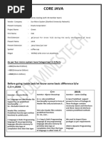 Java - Complete - Notes (Code With Harry) | PDF