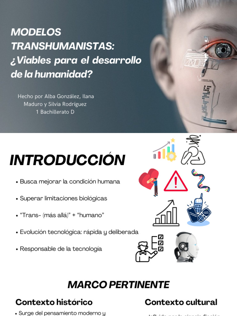 ¿Son Las Propuestas Transhumanistas Modelos Viables para El Desarrollo ...