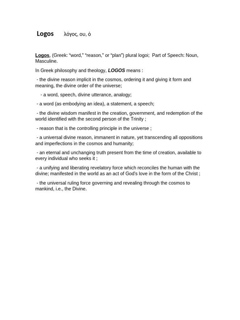 +Logos+ | PDF