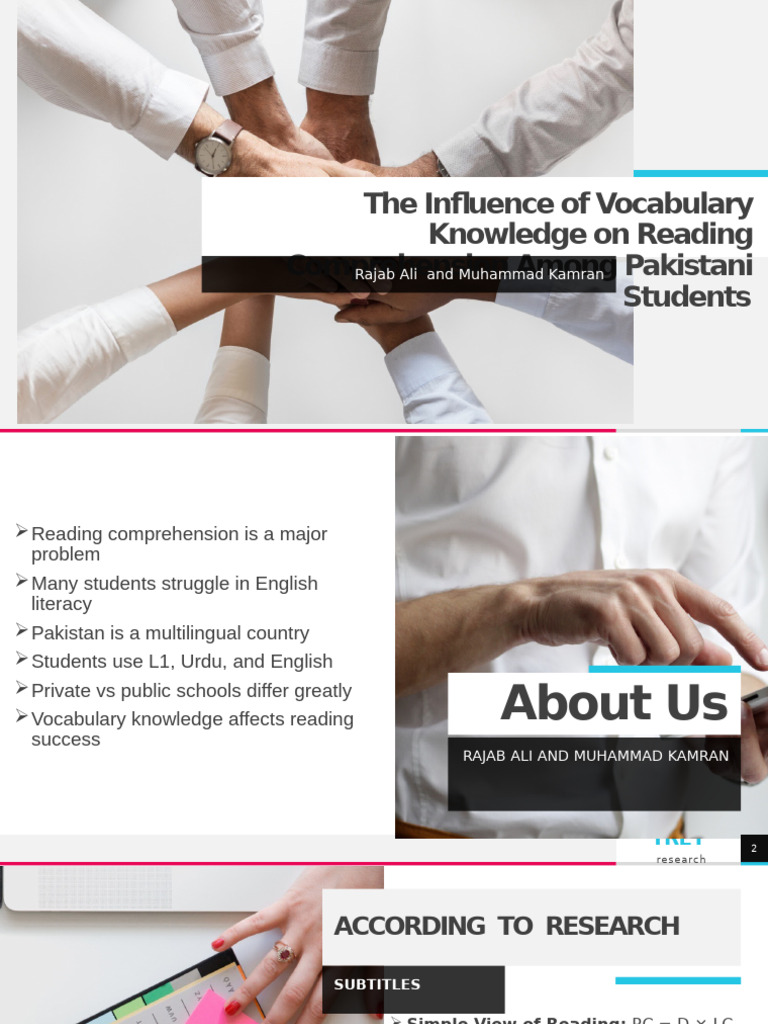 The Influence of Vocabulary Knowledge On Reading Comprehension | PDF ...