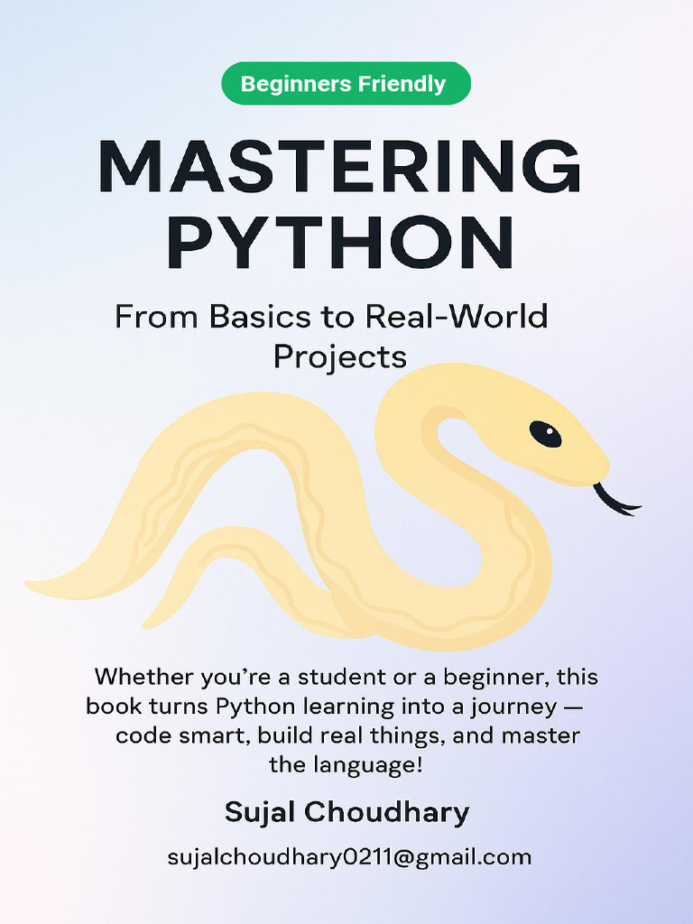 Mastering Python Book Cover (1) Copy.pdf | PDF