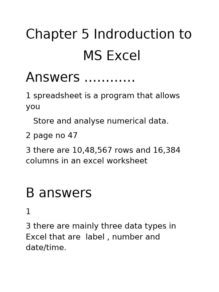 Chapter 5 Indroduction To | PDF