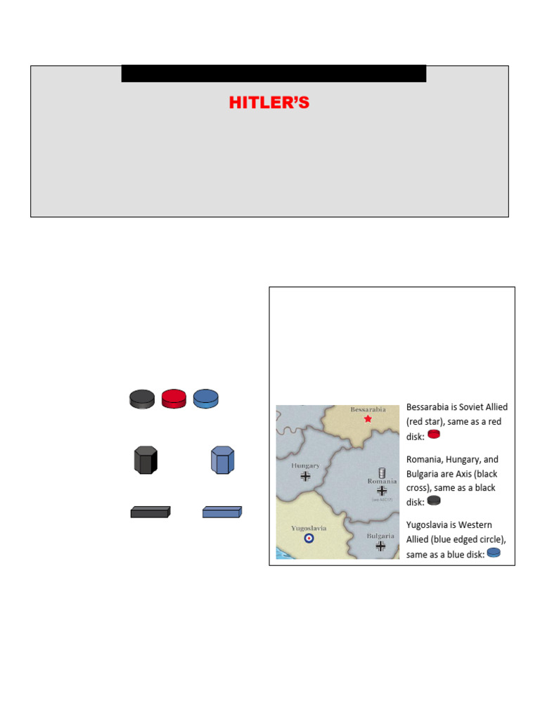 WW2 Game Setup Guide: Hitler's Reich | PDF | Axis Powers | Playing Cards