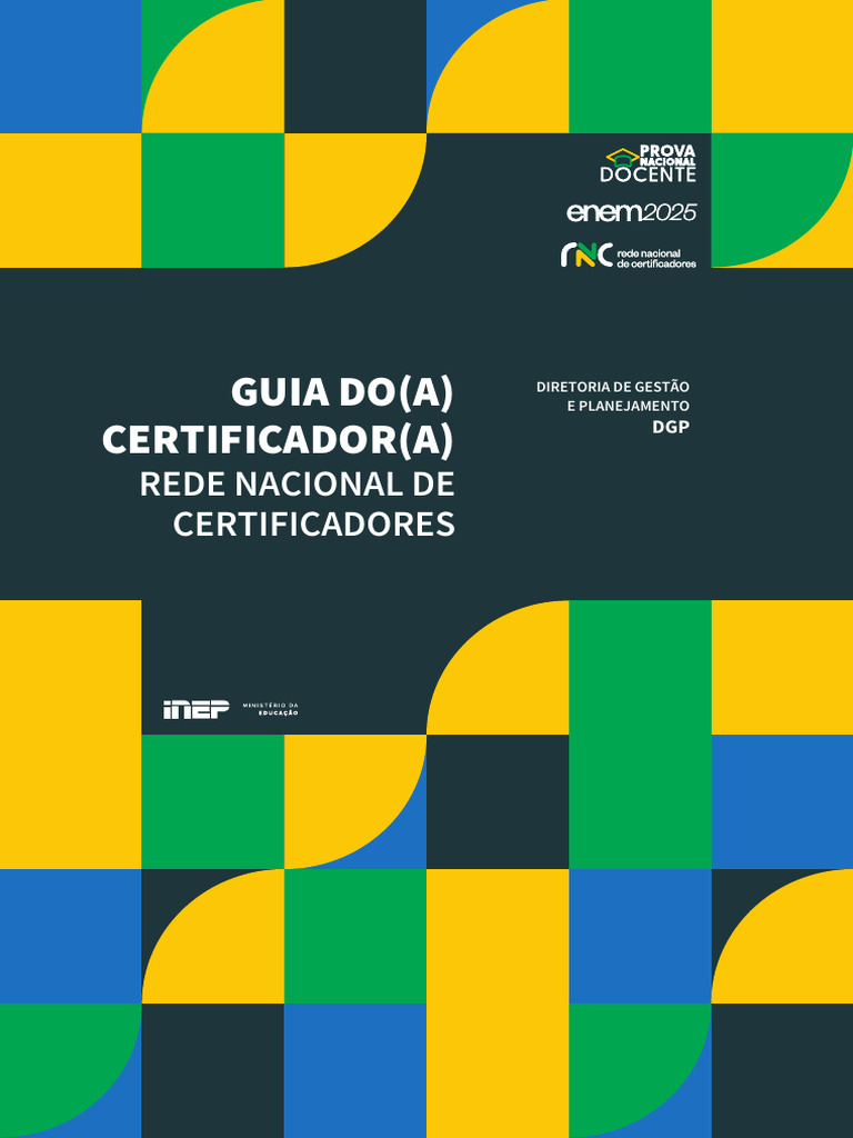 Guia do Certificador da RNC 2025 | PDF