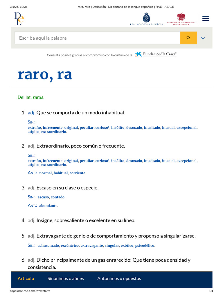Definición de 