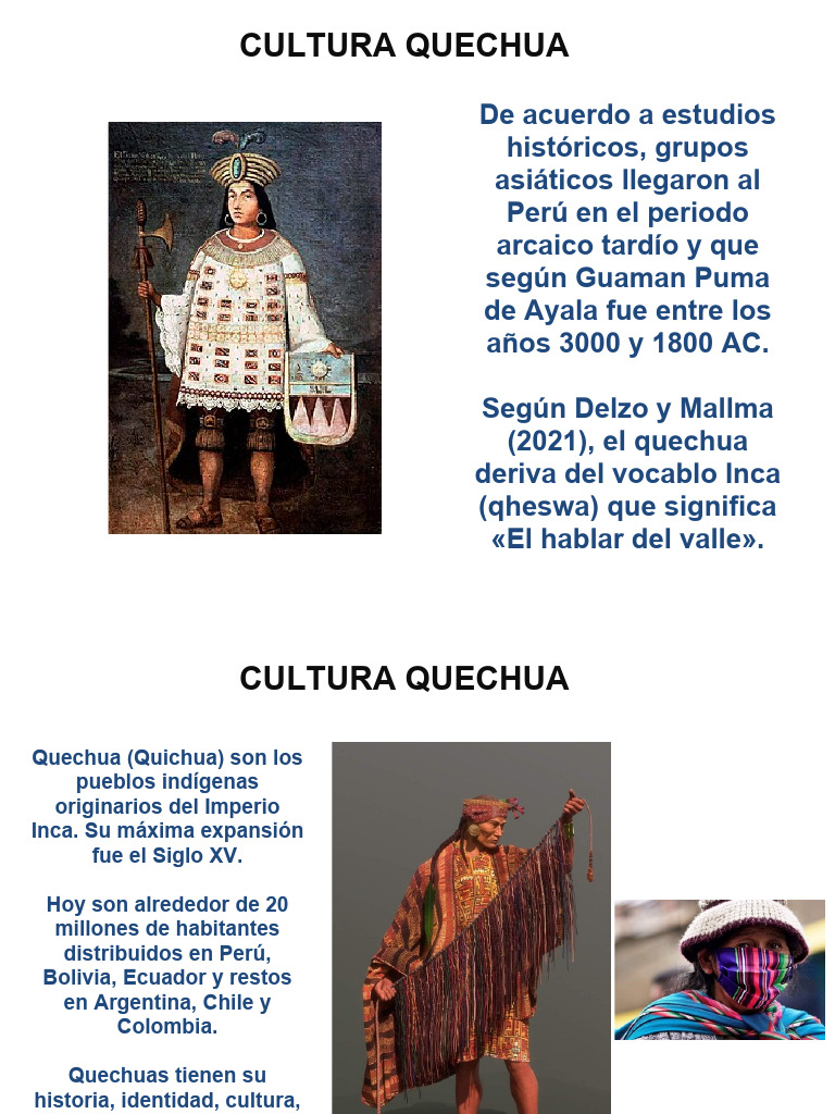 Quechua 1 | PDF | Imperio Inca | Perú
