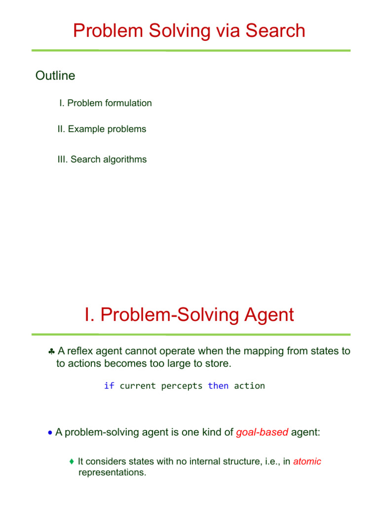 Search Algorithms for Problem Solving | PDF