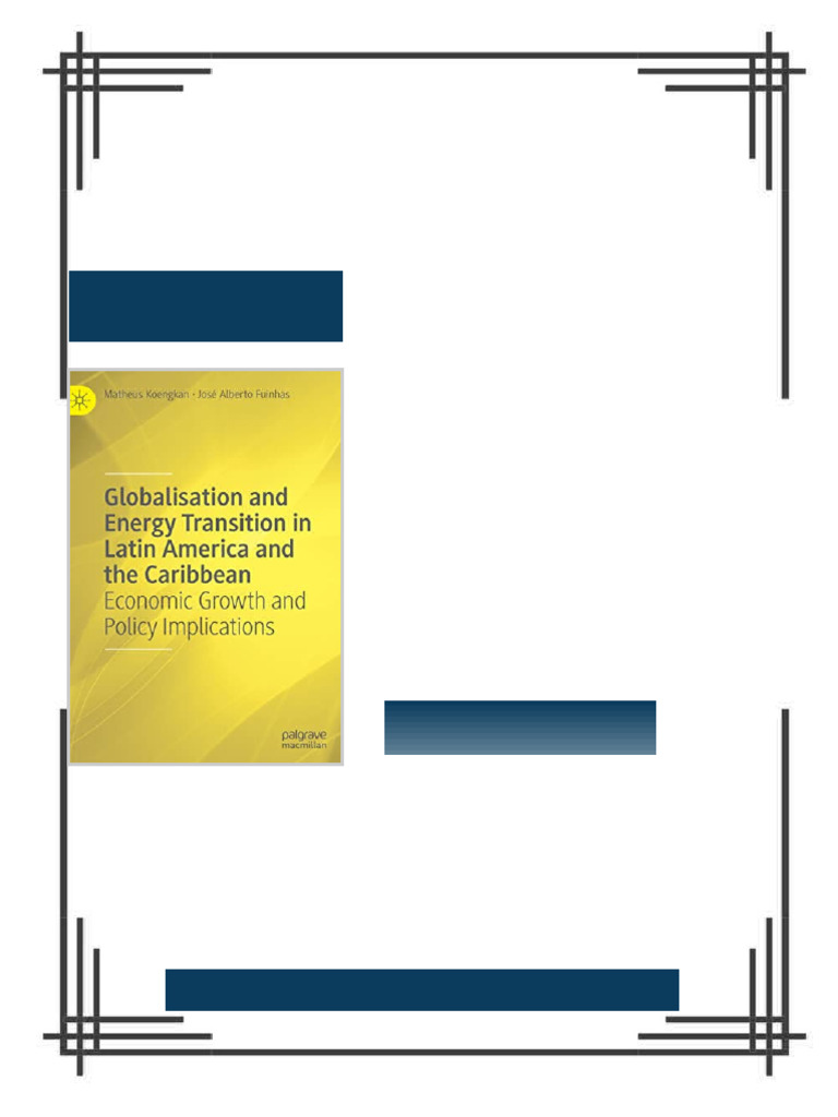 Globalisation and Energy Transition in Latin America and the Caribbean ...