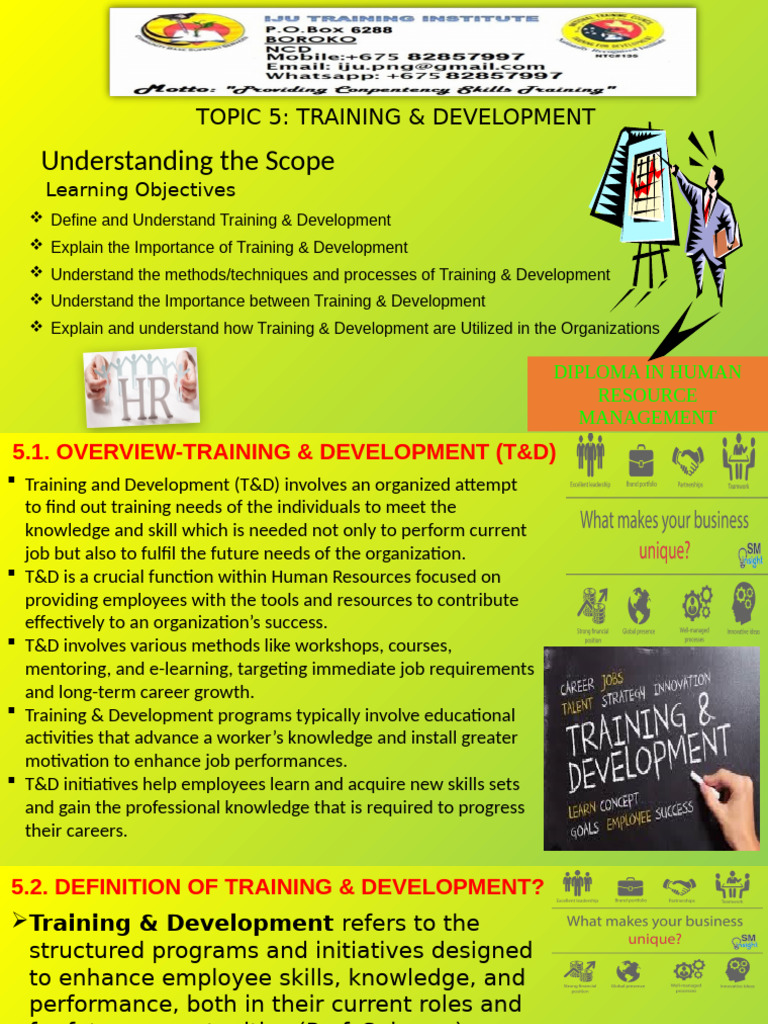 Training & Development in HR Management | PDF | Mentorship | Employment