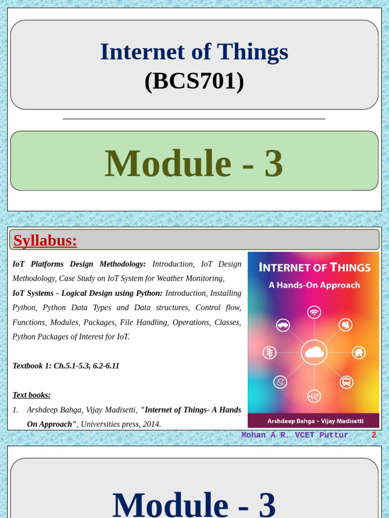 IoT Design Methodology and Python Integration | PDF | Inheritance ...