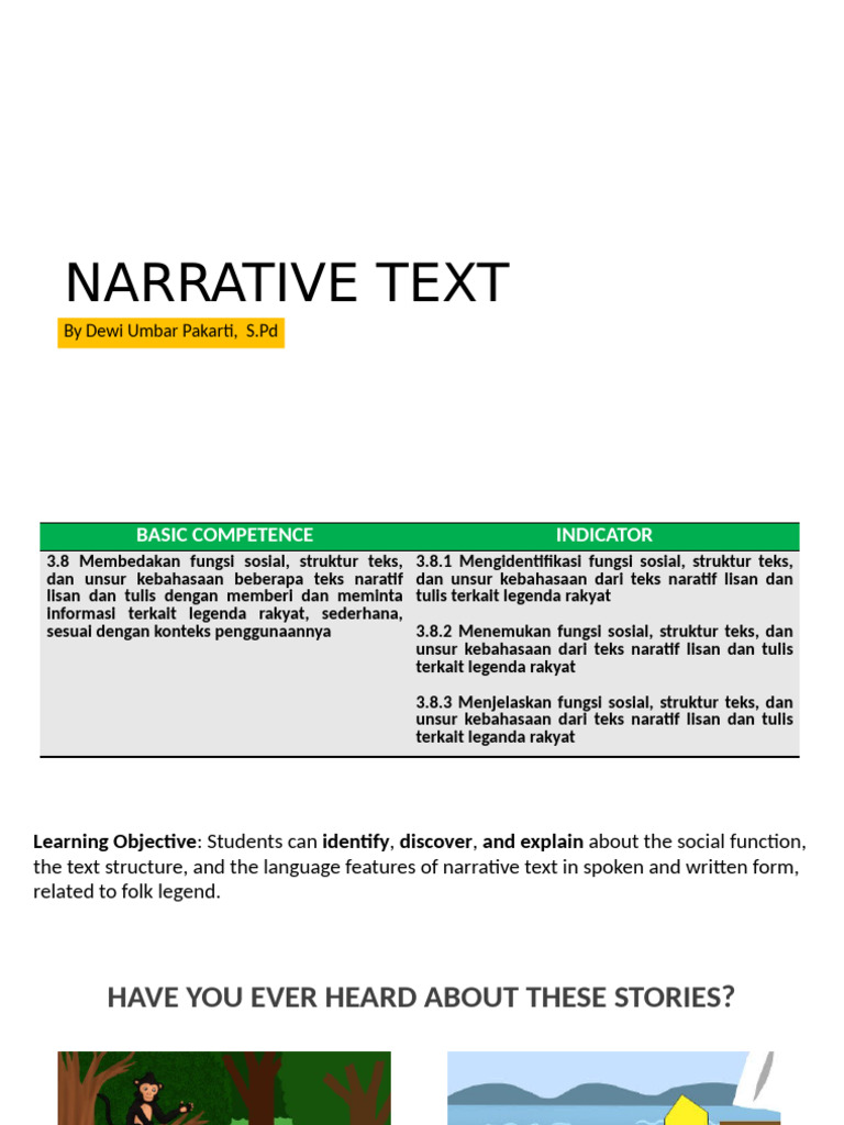 Understanding Narrative Texts and Legends | PDF | Legends | Oral Tradition