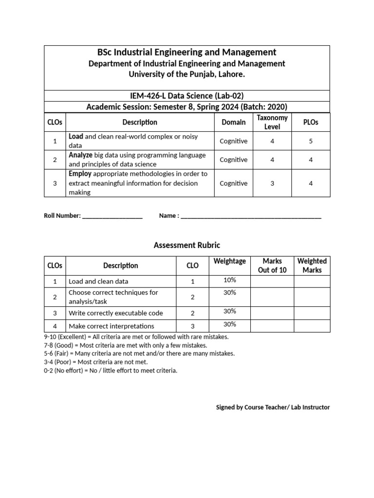 DS Lab 2- Data Loading and Exploration | PDF | Data | Information Science
