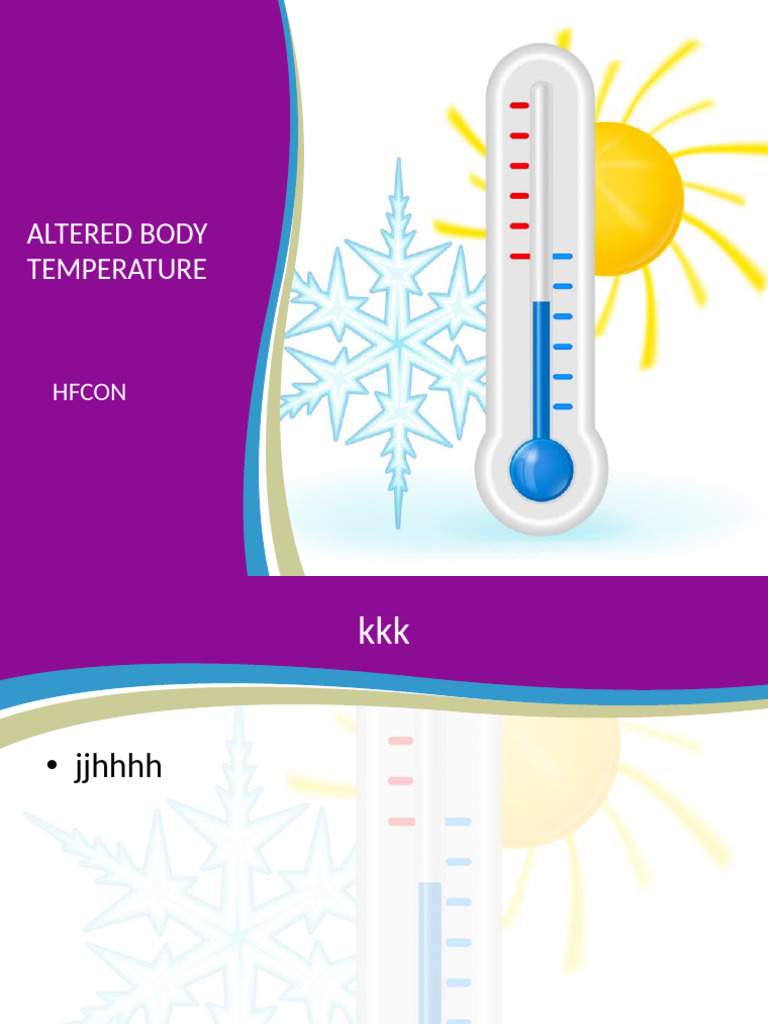 Altered Body Temperature | PDF