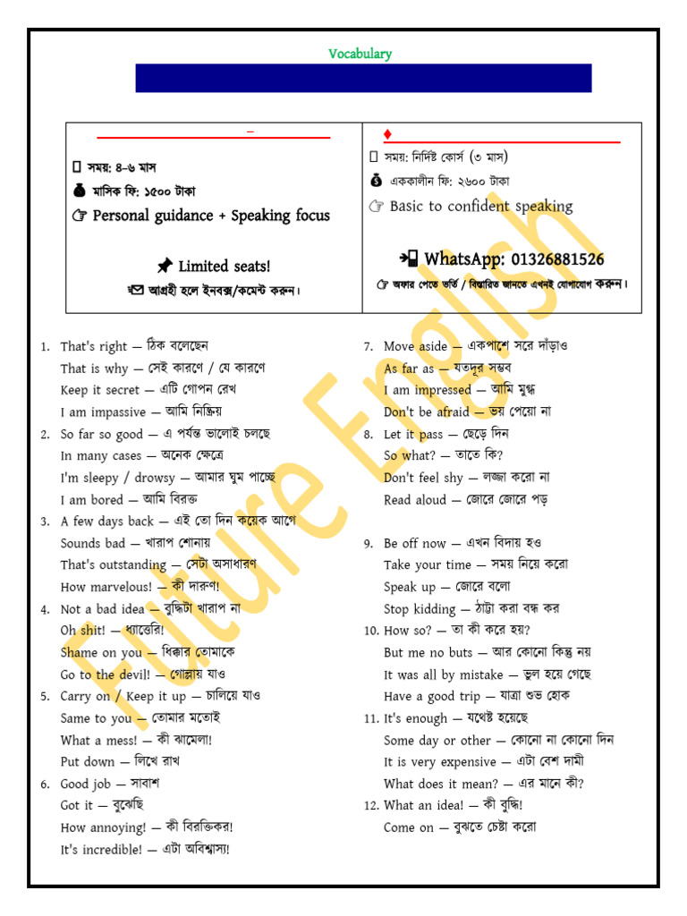 300 Spoken Common Expressions S | PDF