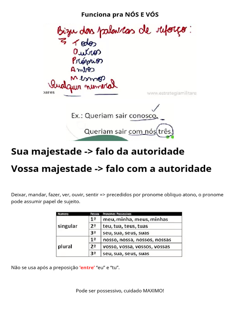 Funciona Pra NÓS E VÓS (2) | PDF
