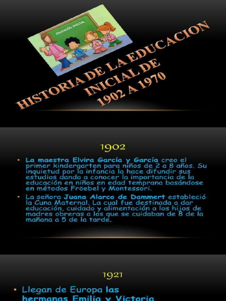 Origen de La Ed. Inicial | PDF