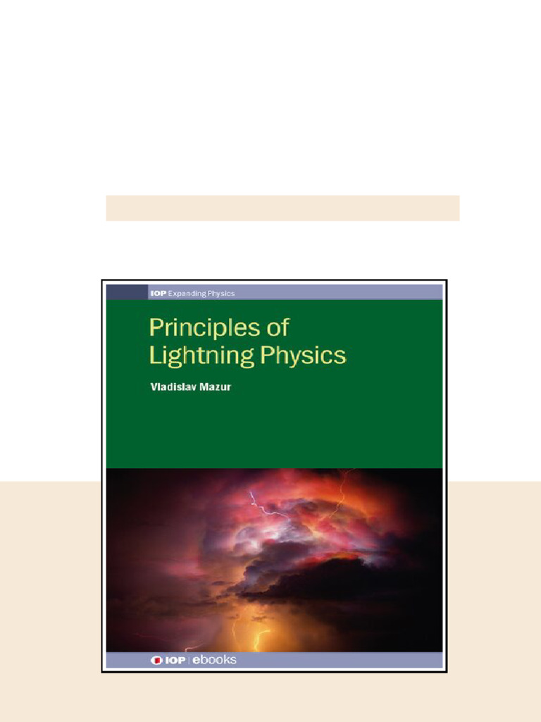 Principles Of Lightning Physics 1st Edition Vladislav Mazur available ...