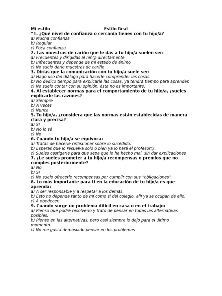 Mi Estilo | PDF