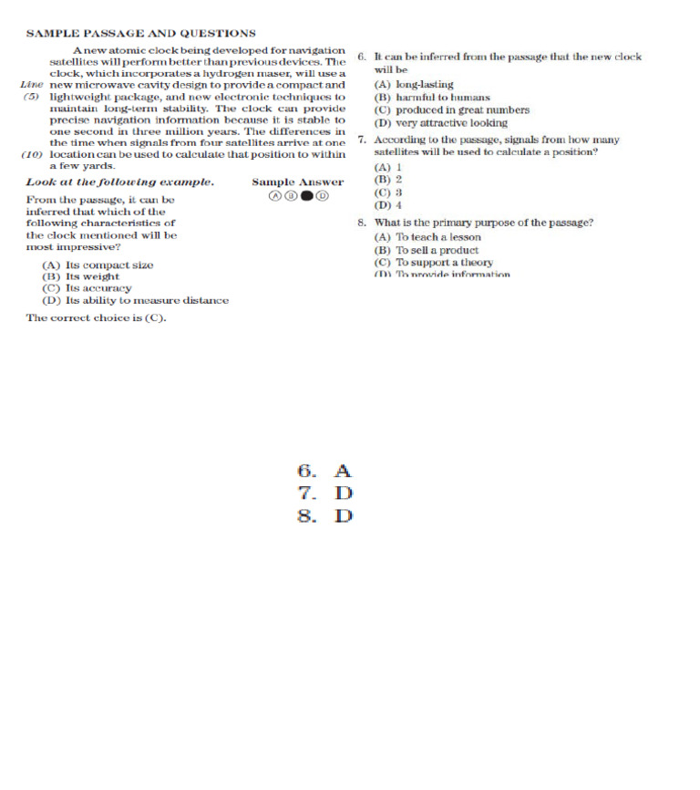 Sample Reading | PDF