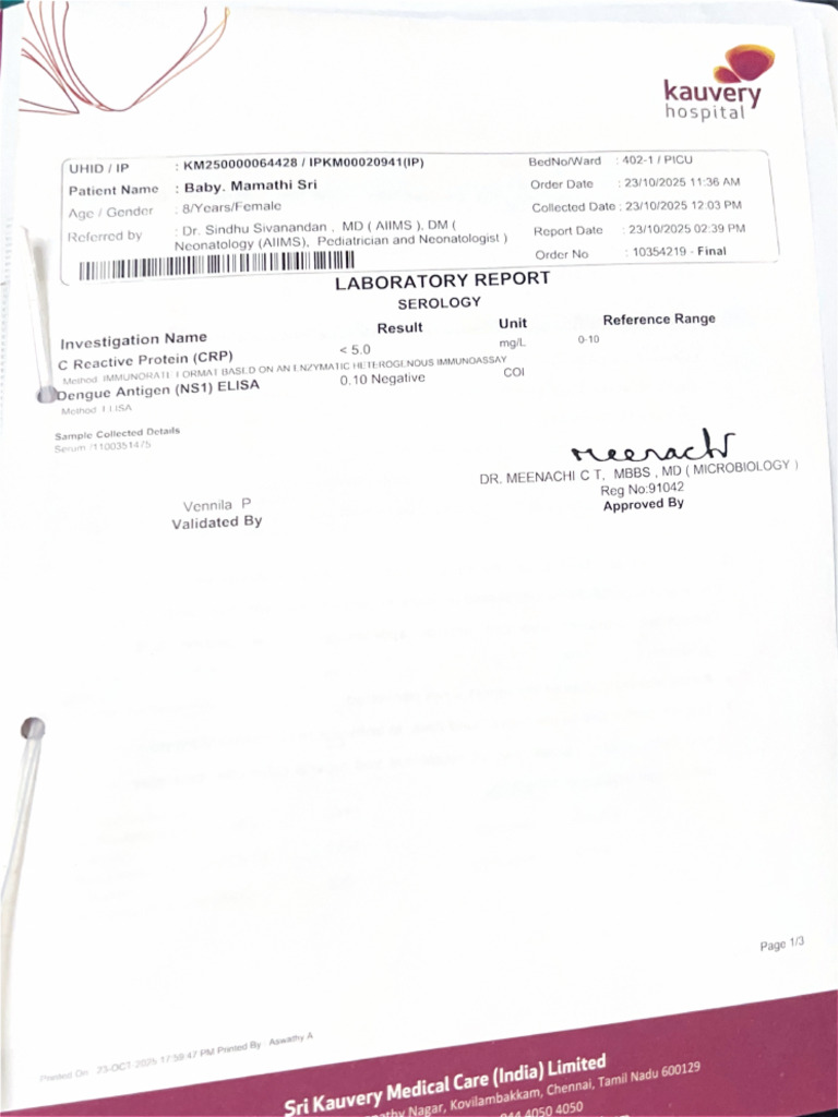Lab Test Reports | PDF
