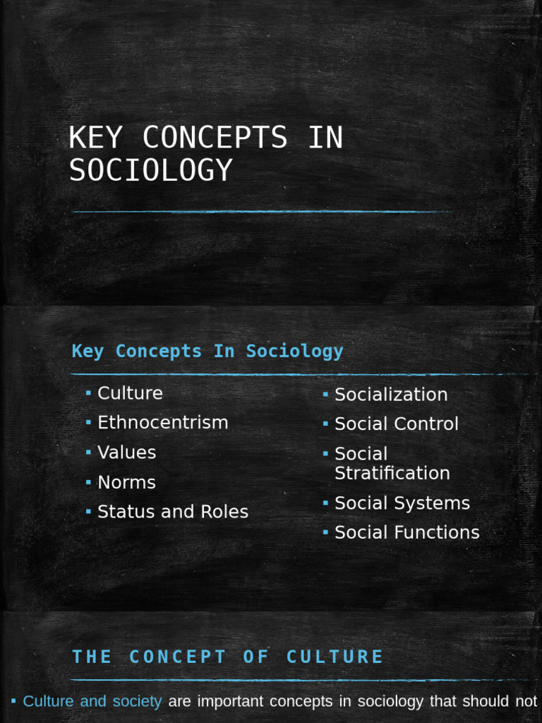 Key Concepts in Sociology_culture PDF Socialization Social