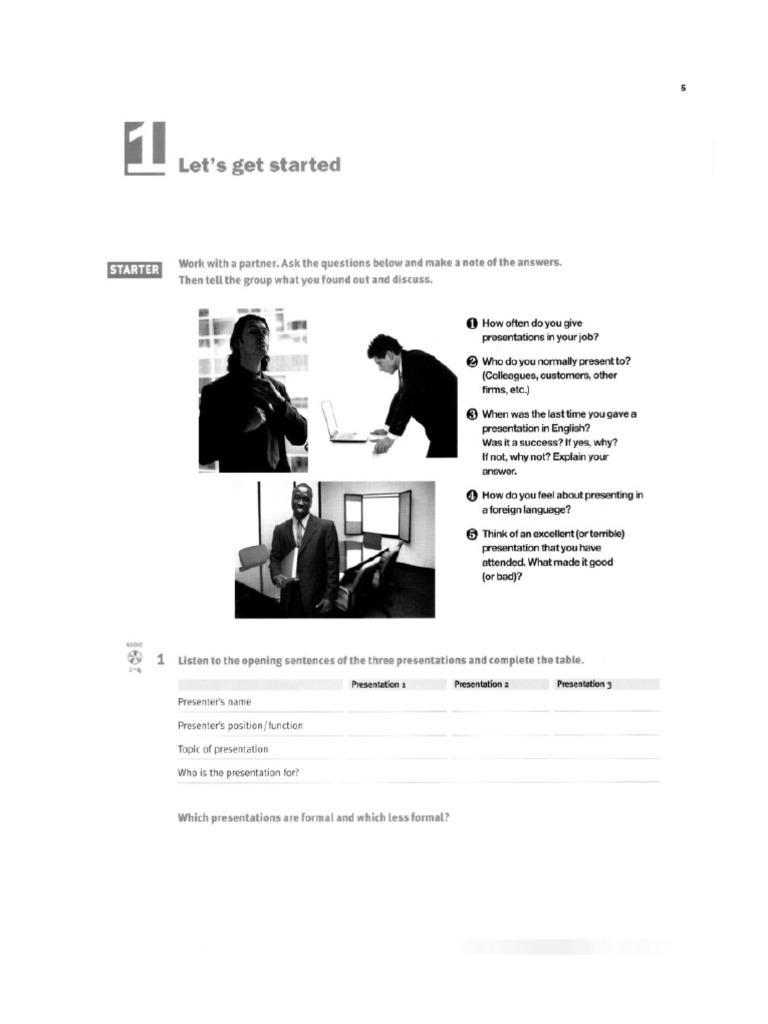 Unit 1 Let Get Started | PDF