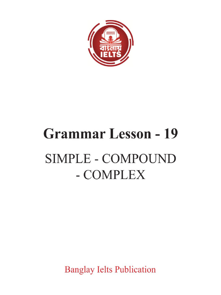 Simple - Compound - Complex | PDF