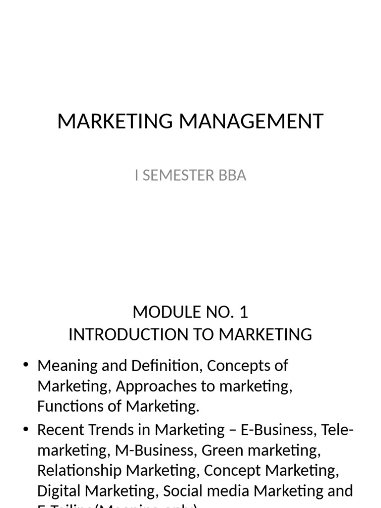 Introduction to Marketing Concepts | PDF | Marketing | Market (Economics)