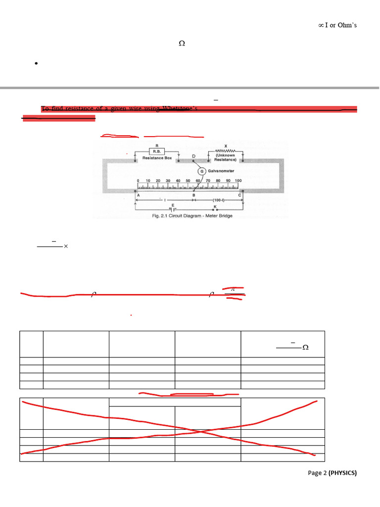 Resistance and EMF Experiments in Physics | PDF | Electronics ...