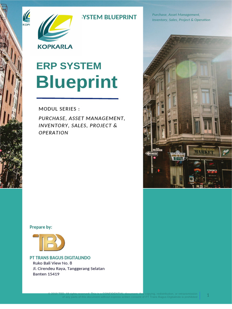 ERP System Blueprint Overview | PDF | Business Economics | Business