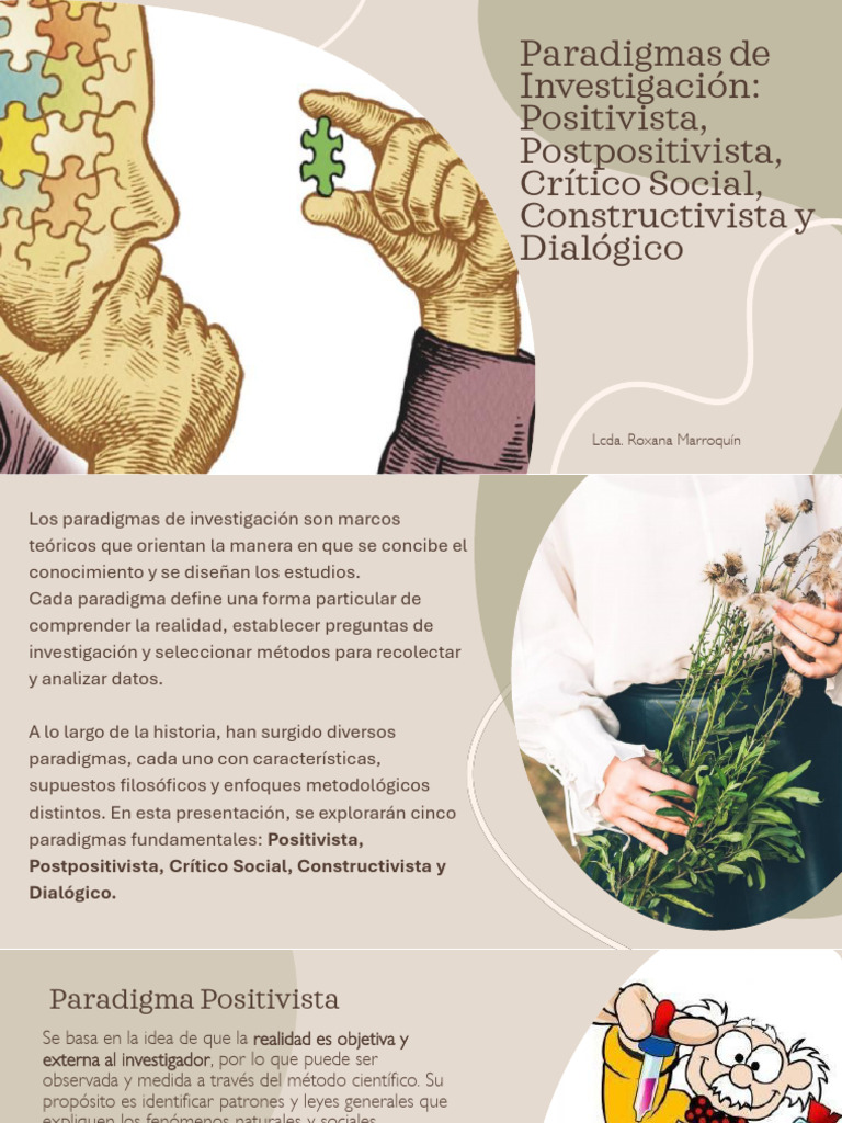 Paradigmas de Investigación: Tipos y Métodos | PDF | Paradigma ...