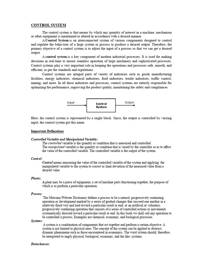 ControlSystem NNS | PDF | Feedback | Control Theory