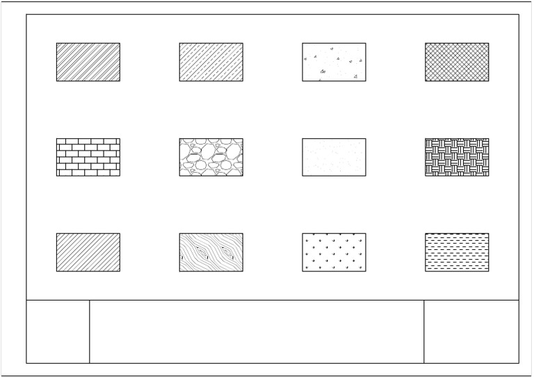 1.Graphical Symbols for Building Materials-model | PDF