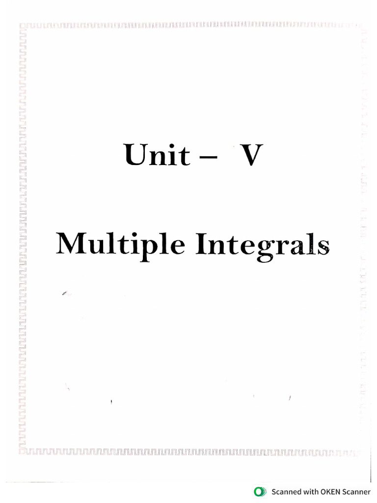 5.1. Double Integrals | PDF