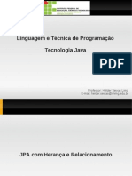 2012/01-LTPIV- JPA com Herança e Relacionamento