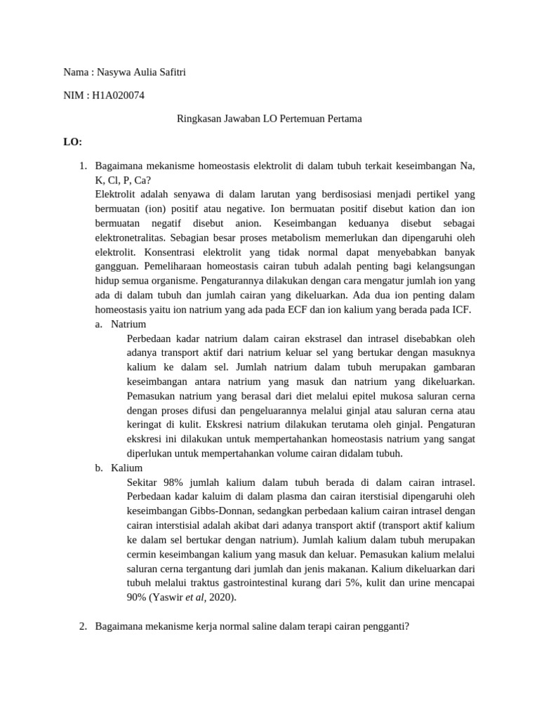 Laporan Tutorial Skenario 1 | PDF