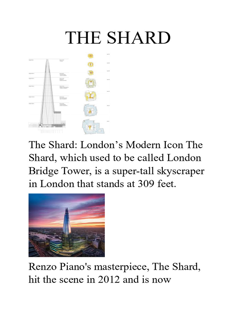 The Shard: London's Iconic Skyscraper | PDF