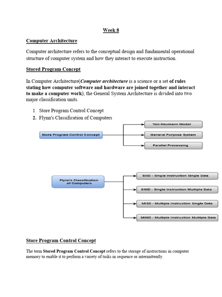 Flynn's Computer Classification Explained | PDF | Central Processing ...
