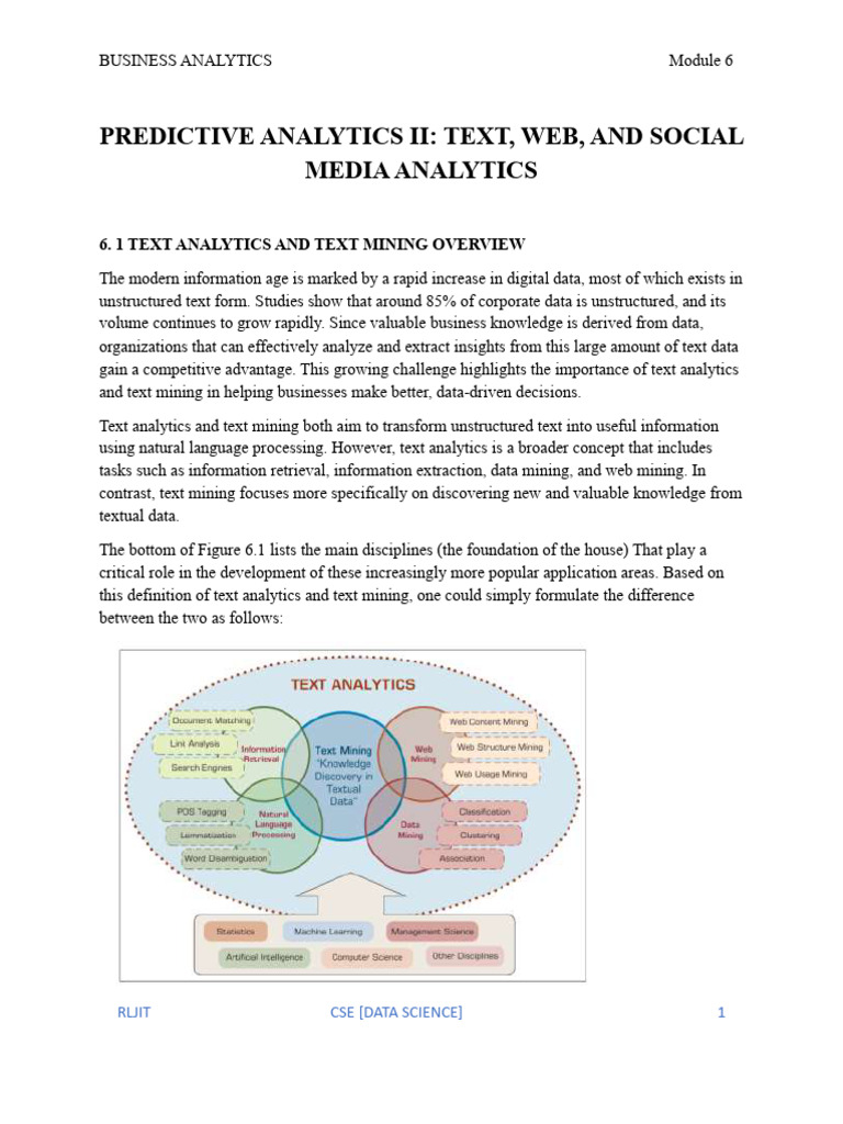 Text Analytics and Mining Overview | PDF | Search Engine Optimization ...