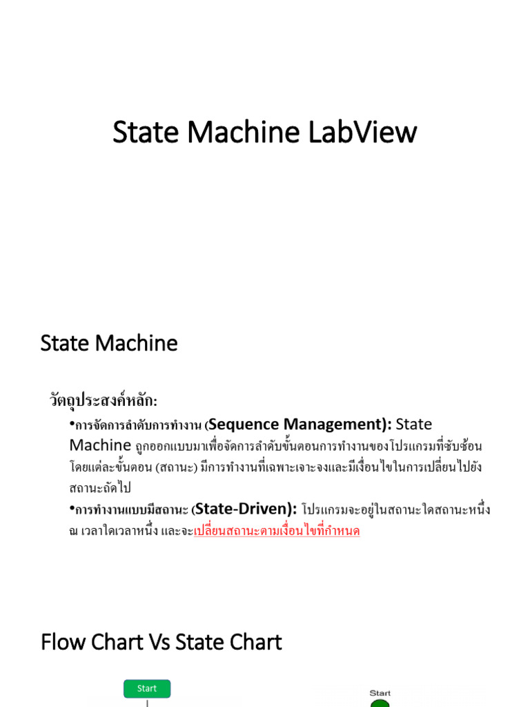Basic LabView - Part#1 - 10 State Machine Labview Rev2 | PDF