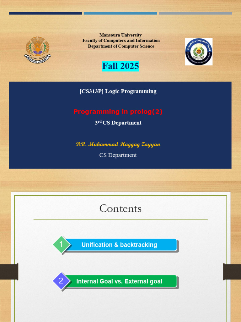 LP Prolog L2 | PDF | Formal Methods | Computer Science