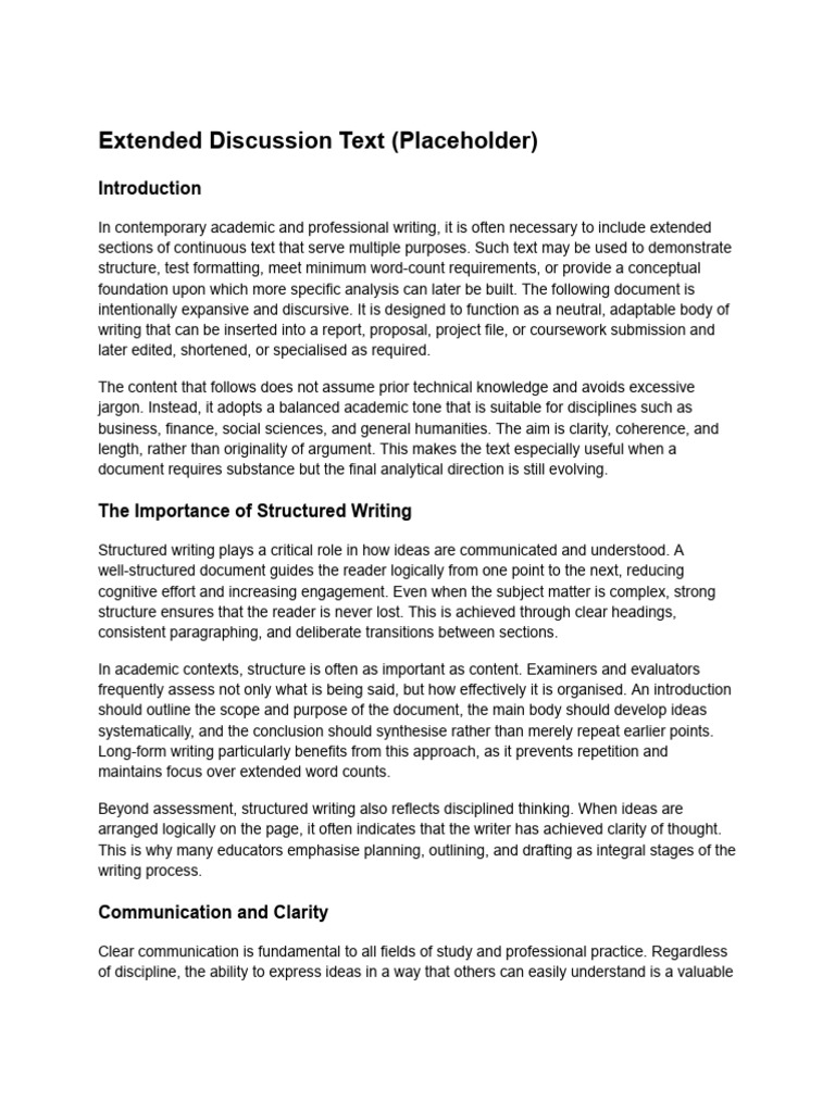 Versatile Long-Form Writing Guide | PDF | Thought | Critical Thinking