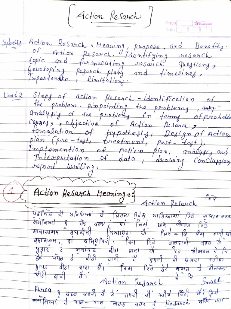 Action Research Methodology Guide | PDF