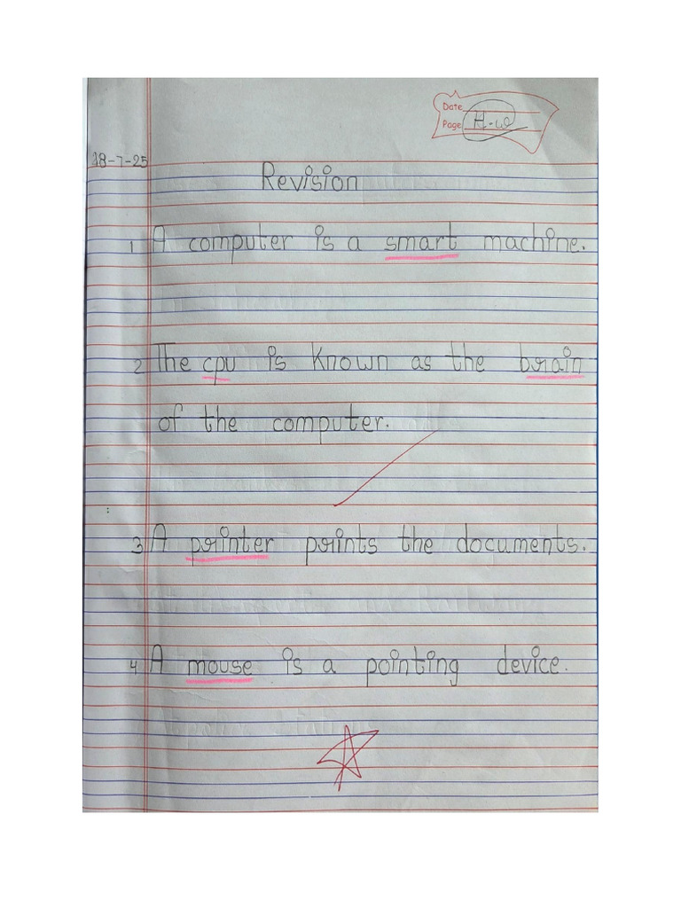Grade2-Ch3&Ch4 (Notebook Work) | PDF