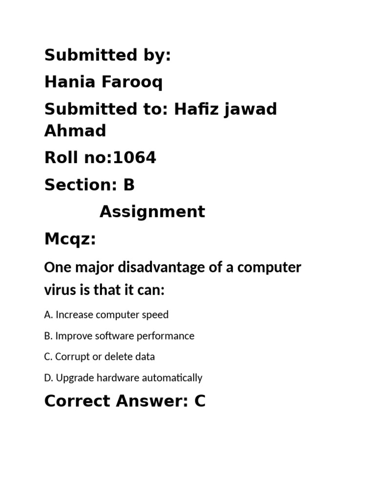Ict Assignment | PDF