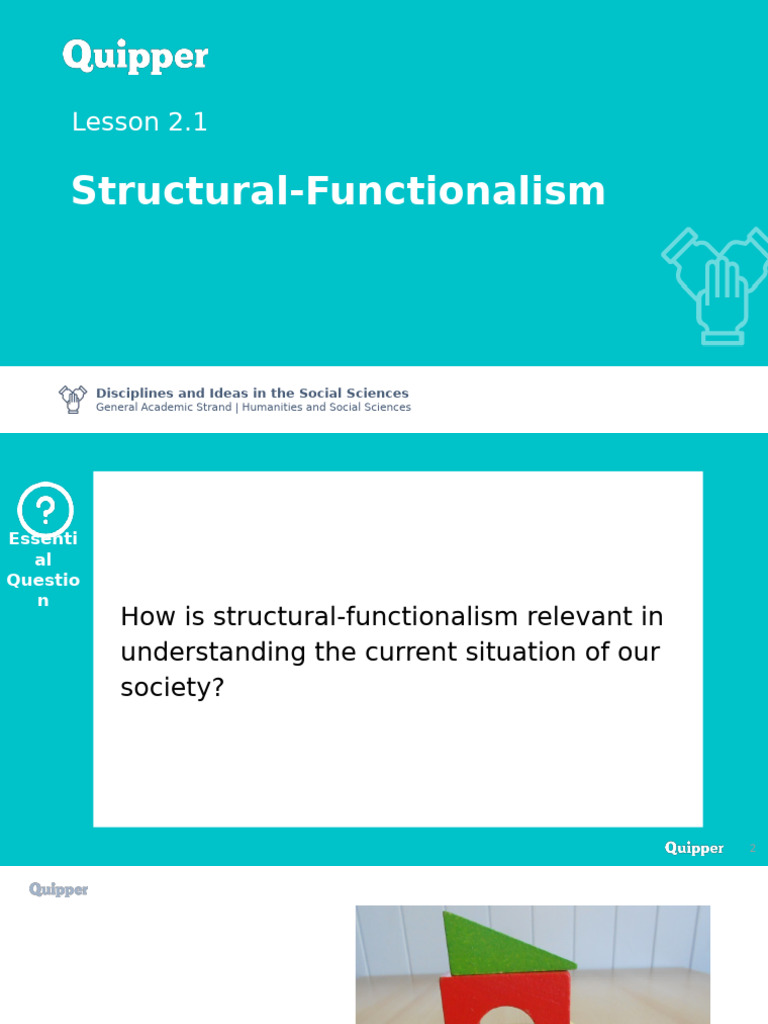Understanding Structural-Functionalism | PDF | Behavioural Sciences ...